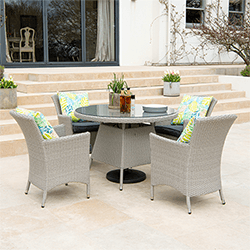 Small Image of Willow 4 Seat Dining Set