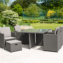 Extra image of EX-DISPLAY / COLLECTION ONLY - Willow Grand 4 Seater Cube Set