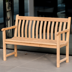 Small Image of Roble Broadfield 4ft FSC Garden Bench from Alexander Rose