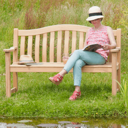 Small Image of Roble Turnberry 5ft FSC Garden Bench by Alexander Rose