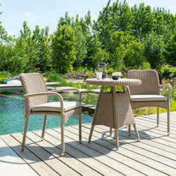 Extra image of Alexander Rose Hazelmere Stacking Bistro Set