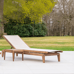 Image of Alexander Rose Bolney Sling Sunbed Lounger