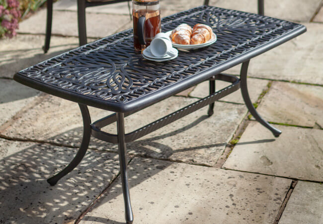 Image of Hartman Amalfi Rectangular Coffee Table in Bronze