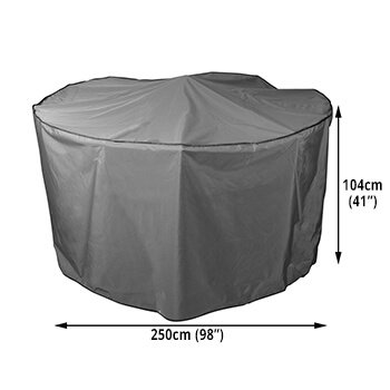 Image of Bosmere Protector 7000 Premier Circular Patio Set Cover - 8 seat