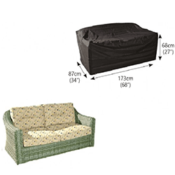 Image of Rattan Modular 2-3 Seater Sofa Cover - Bosmere M675