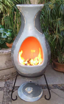 Clay Chiminea