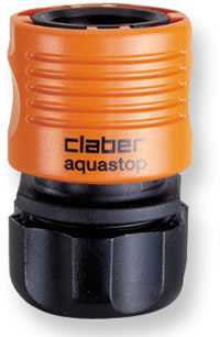 Image of Claber Aquastop Hose Connector