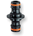 Small Image of Claber Two-Way Connector - Double Ended Male