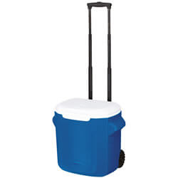 Extra image of Coleman 28QT Performance Wheeled Cool Box in Blue