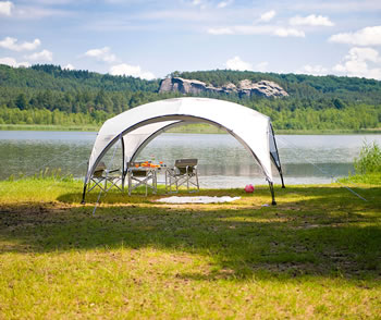 The 10ft Event Shelter in a beautiful country side