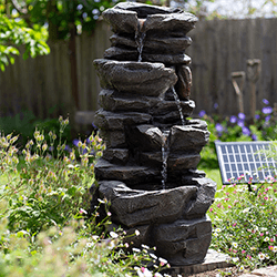Extra image of Easy Fountain Hamsterley Springs Night and Day Solar Water Feature