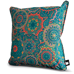 Image of Extreme Lounging B Cushion Art Collection - Mandala Mint - Blue