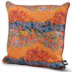 Image of Extreme Lounging B Cushion Art Collection - Art Orange