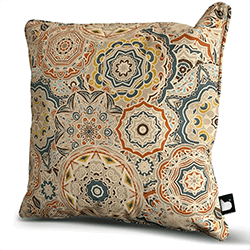 Image of Extreme Lounging B Cushion Art Collection - Mandala Sand Natural