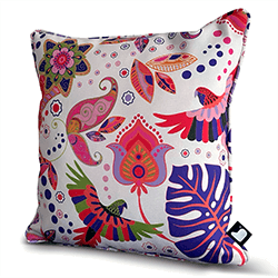 Image of Extreme Lounging B Cushion Art Collection - Parrot