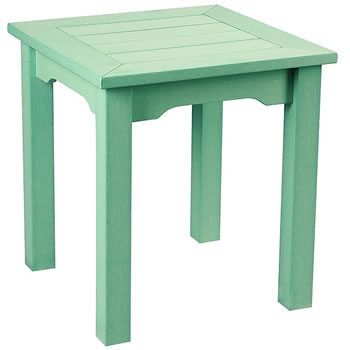 Image of Winawood Wood Effect Side Table - Duck Egg Green