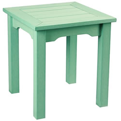 Small Image of Winawood Wood Effect Side Table - Duck Egg Green