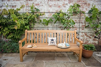 Extra image of Heritage Oak 6ft Garden Bench - 4 Seater
