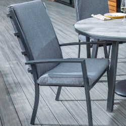 Extra image of Hartman Vienna 4 Seat Round Dining Set in Xerix/Slate