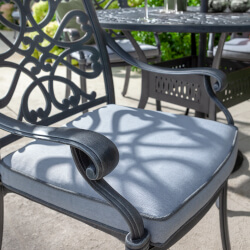 Extra image of Hartman Capri Dining Chair with Cushion in Antique Grey/ Platinum