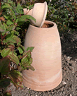 60cm Terracotta Rhubarb Forcer / Clay Cloche