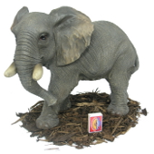 Extra image of Large Elephant - Resin Garden Ornament