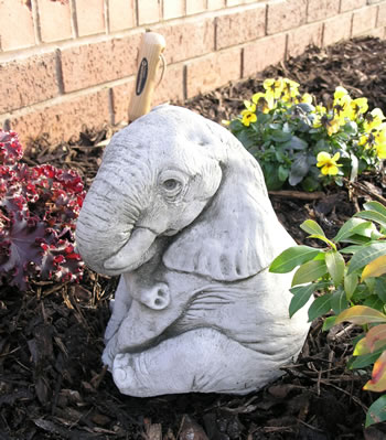 Image of Ernie the Elephant Garden Ornament Statue