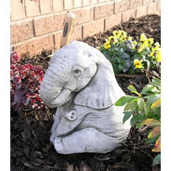 Small Image of Ernie the Elephant Garden Ornament Statue