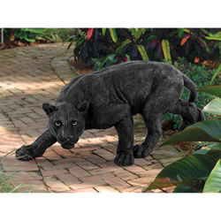 Small Image of Shadowed Predator Panther Statue Resin Ornament by Design Toscano