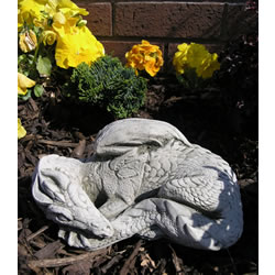 Small Image of Sleeping Dragon Stone Garden Ornament - DN1