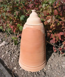 Image of 50cm Terracotta Rhubarb Forcer / Clay Cloche