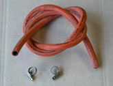 Image of Gas Hose 1mtr Length with Two Jubilee Clips - 9913199
