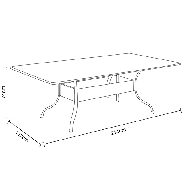 Table dimensions image