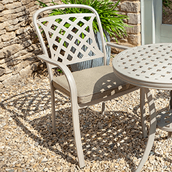 Image of Hartman Berkeley Cast Aluminium Armchair with Cushion - Maize/Wheatgrass