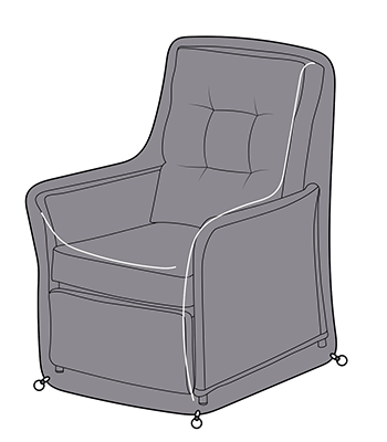 Image of Hartman Heritage Gravity Relaxer Chair Cover