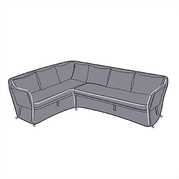 Image of Hartman Dubai Rectangular Corner Sofa and Lounge Chair Cover