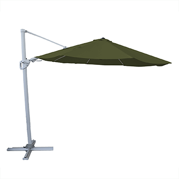 Image of Hartman Pacific Round Cantilever Parasol - Moss Green