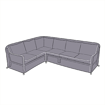 Image of Hartman Nouveau Rectangular Corner Sofa Cover - Right Hand Facing