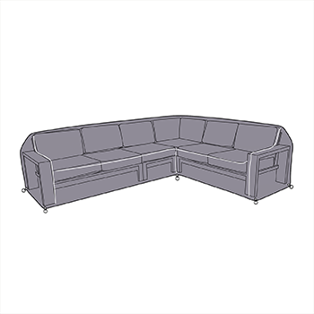 Image of Hartman Titan Rectangular Corner Sofa Cover - Left Hand Facing