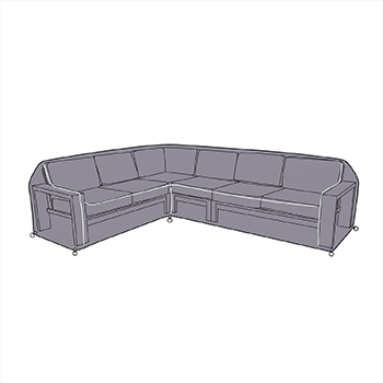 Image of Hartman Titan Rectangular Corner Sofa Cover - Right Hand Facing