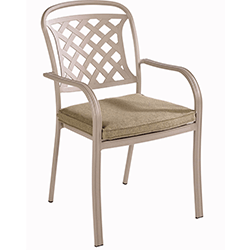 Extra image of Hartman Berkeley Cast Aluminium Armchair with Cushion - Maize/Wheatgrass