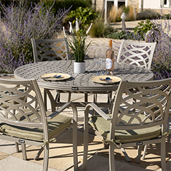Extra image of Hartman Buxton 6 Seat Dining Set in Maize / Wheatgrass