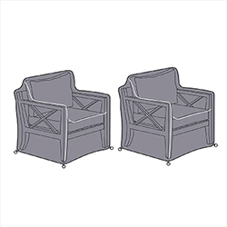 Small Image of Hartman Sorrento Lounge Chair - 2x Covers