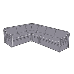 Small Image of Hartman Sorrento Rectangular Corner Sofa Cover - Right Hand Facing