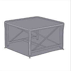 Image of Hartman Sorrento Square Ceramic 88cm Coffee Table Cover