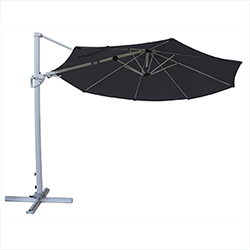 Extra image of Hartman Pacific Round Cantilever Parasol - Dark Grey