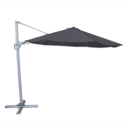Image of Hartman Pacific Round Cantilever Parasol - Dark Grey