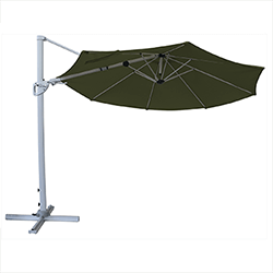 Extra image of Hartman Pacific Round Cantilever Parasol - Moss Green