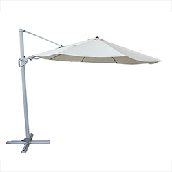 Small Image of Hartman Pacific Round Cantilever Parasol - Natural