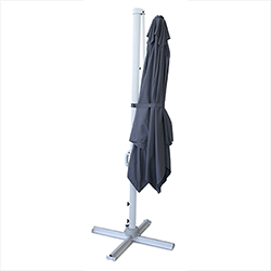 Extra image of Hartman Pacific Round Cantilever Parasol - Dark Grey